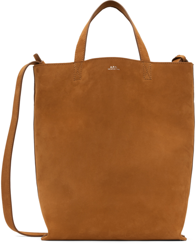 Apc Tan Medium Maiko Tote In Cab Camel