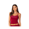 Edikted Women's Too Confident Tank Top In Burgundy
