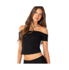 EDIKTED WOMEN'S TRIXIE OFF SHOULDER TOP