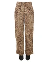 Etro Leopard-print Cotton Cargo Pants In Multicolor