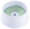 Pet Life Discontinued  Pud Guard Anti Spill Floating Water & Food Bowl In Green