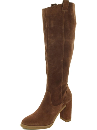 Dolce Vita Sarie Womens Suede Tall Knee-high Boots In Multi