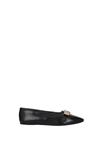 GUCCI BALLET FLATS GG LEATHER BLACK