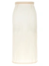 Maison Margiela Semi-sheered High-waisted Skirt