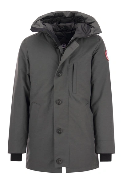 Canada Goose Chateau - Hooded Parka In Graphite/graphite