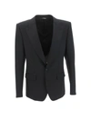 Dolce & Gabbana Tailored Jacket In Nero
