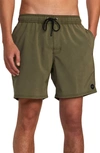 Rvca Bermudas Va Pigment Elastic In Olive