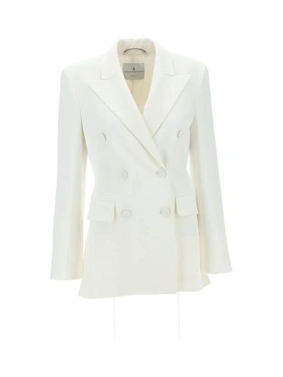 Ermanno Scervino Jackets And Vests In White.