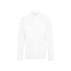 Rick Owens Long-sleeve Cotton Shirt In White