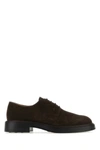 Tod's Suede Lace Up Shoes Flat Shoes Brown In Brown