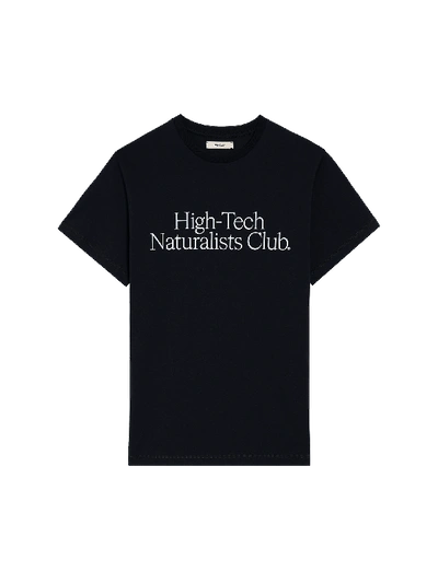 Pangaia Womens High-tech Naturalists Club T-shirt In Black