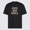 44 LABEL GROUP M44 LABEL GROUP BLACK, WHITE AND RED COTTON T-SHIRT
