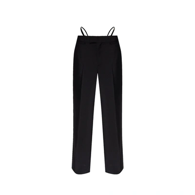 Gucci Low-rise Tailored Trousers In Black