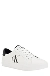 Calvin Klein Men's Rex Lace-up Slip-on Sneakers Men's Shoes In White