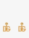 Dolce & Gabbana Clip-on Earrings With Dg Logo In Gold