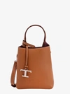 Tod's Micro Calfskin Leather Bag In Brown