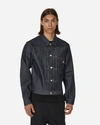 Levi's Black Buttoned Denim Jacket In Blue
