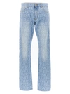 VERSACE VERSACE ALLOVER JEANS LIGHT BLUE