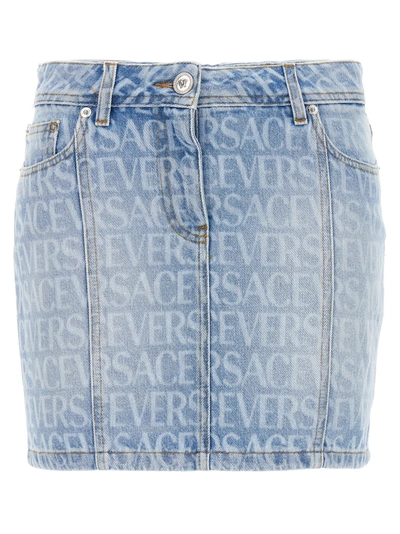 Versace Skirts In Light Blue (blue)