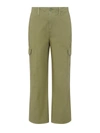 L Agence Zoella High-rise Treck Trousers In Soft Army