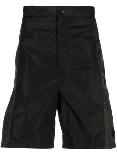 Moncler Colour-block Bermuda Shorts In 998