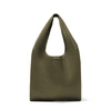 Dagne Dover Dash Grocery Tote In Dark Moss Air Mesh