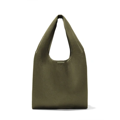 Dagne Dover Dash Grocery Tote In Dark Moss Air Mesh