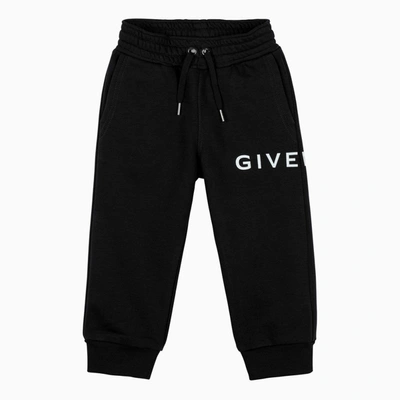 Givenchy Kids' Boys Black Cotton Logo Joggers