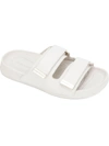 Kenneth Cole New York Nova Two Band Slide  Womens Open Toe Slip On Slide Sandals In White