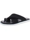 Nydj Ronna Womens Toe Loop Slip On Slide Sandals In Black