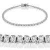 Pompeii3 2ct Tw Lab Grown Round Brilliant Cut Diamond Tennis Bracelet 14k White Gold 7" In Multi