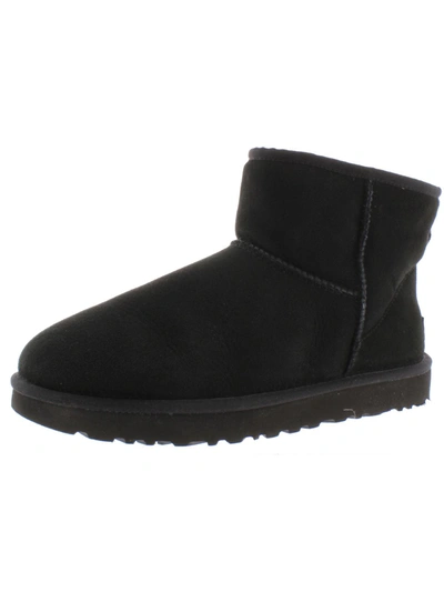 UGG CLASSIC MINI II WOMENS SUEDE COLD WEATHER SHEARLING BOOTS