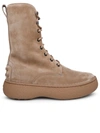 TOD'S TOD'S BEIGE SUEDE ANKLE BOOTS
