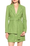 Alexia Admor Olya Jacket Blazer In Sage
