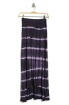 Go Couture Asymmetric High-low Skirt In Charcoal
