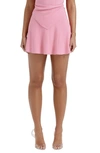 House Of Cb Lil Flowy Miniskirt In Dianthus