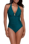 MIRACLESUIT RAZZLE DAZZLE BLING ONE-PIECE SWIMSUIT