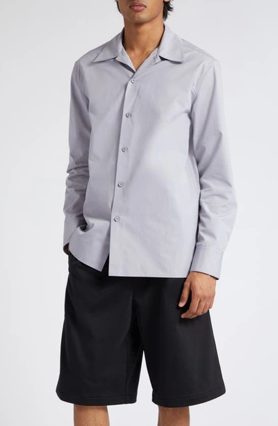 Jil Sander Classic Poplin Button-up Shirt In Aster