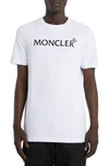 MONCLER LOGO EMBROIDERED T-SHIRT