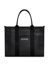 Balenciaga Top Handle Shopper Tote Bag In Black