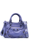 BALENCIAGA BALENCIAGA LE CAGOLE SMALL LEATHER SHOULDER BAG