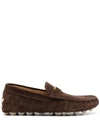 Tod's Rubber Bubble T Timeless In Suede Leather In Brown