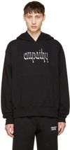 Resort Corps Black Empathy Hoodie In Black