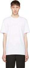 NEIL BARRETT White '#neilbarrett' T-Shirt