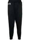 Dsquared2 Icon Logo-print Track Pants In Black