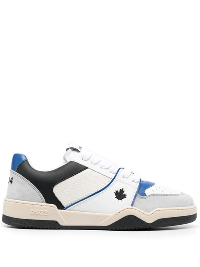 DSQUARED2 DSQUARED2 SPIKER LEATHER SNEAKERS