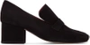 DORATEYMUR Black Suede Turbojet Heels