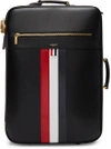 THOM BROWNE Black Check-In Wheeled Soft Suitcase