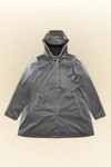 Rains A-line W Jacket In Metallic Grey