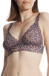 HANKY PANKY PRINT LACE BRALETTE